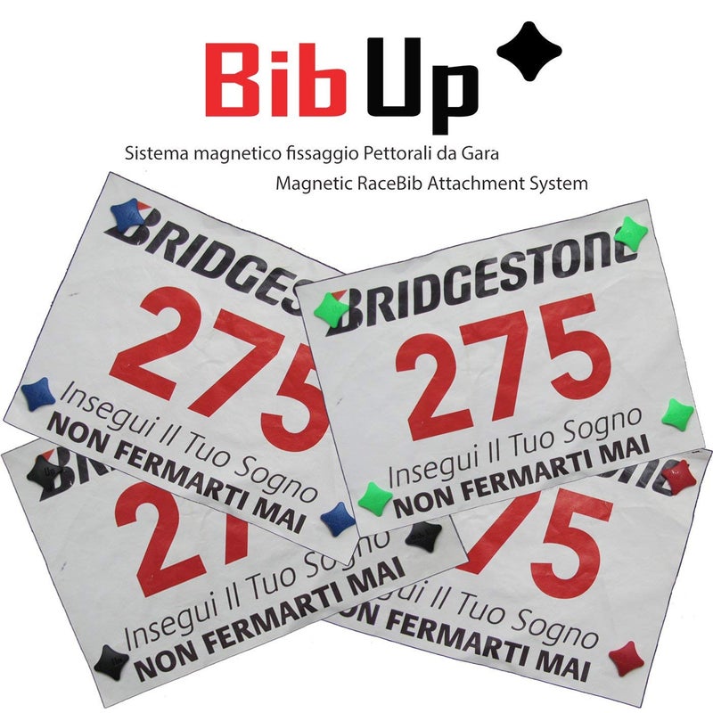 BibUp Magnetic RaceBib Fixing System! (Black) - Image 5